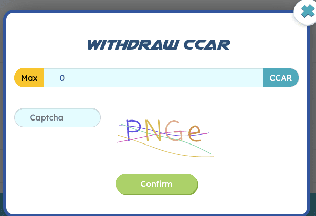 Withdraw Ccar
