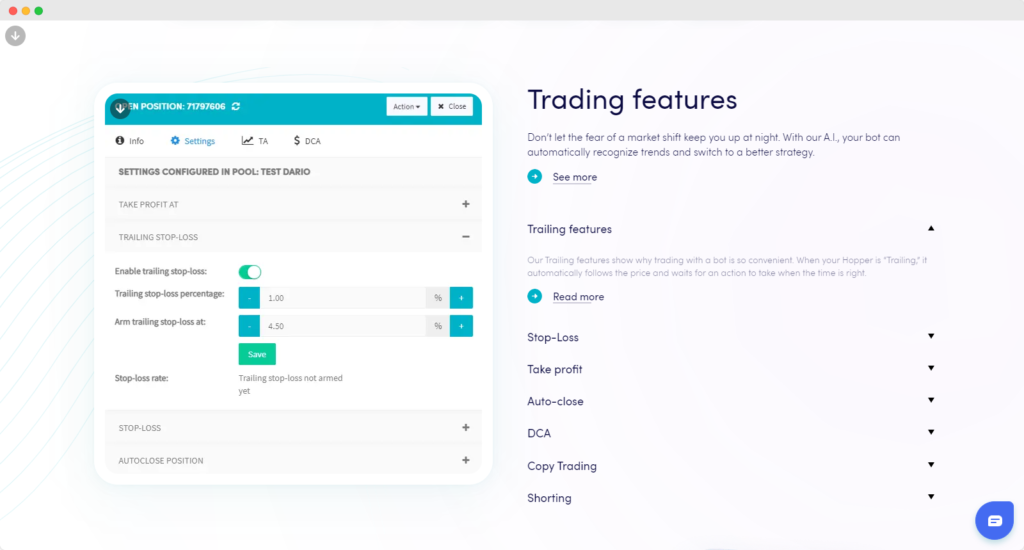 Trading Features 1